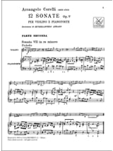 12 Sonates op. 5, Volume 2 7 à 12 Abbado - CORELLI - Partition